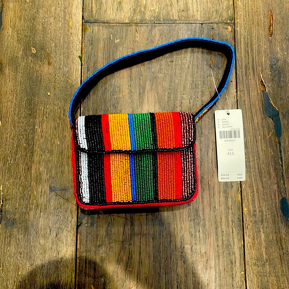 Anthropologie new beaded mini purse